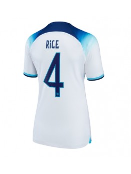 England Declan Rice #4 Heimtrikot für Frauen WM 2022 Kurzarm